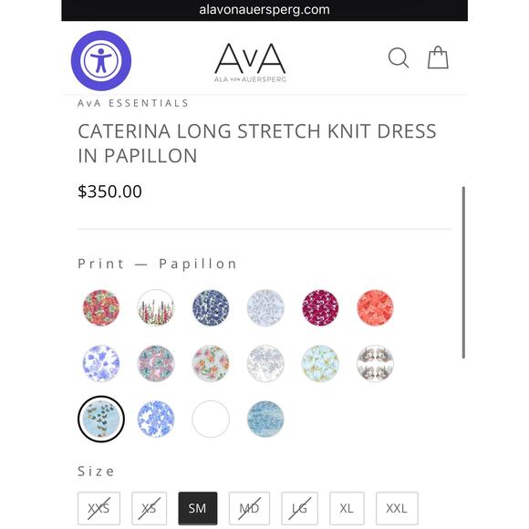 NWT Whimsical Ala Von Auersperg Caterina Dress Papillon Butterfly $350 - Picture 13 of 15